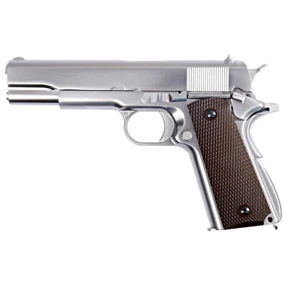 WE 1911A1 GBB Airsoft Pistol - Chrome