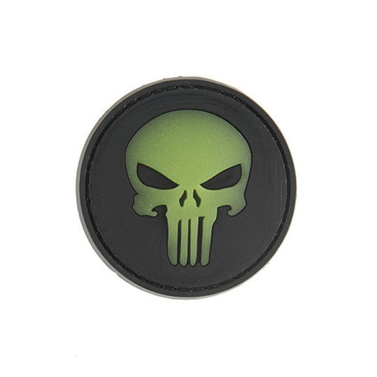 PVC Morale Patch - Glow-in-the-Dark Punisher