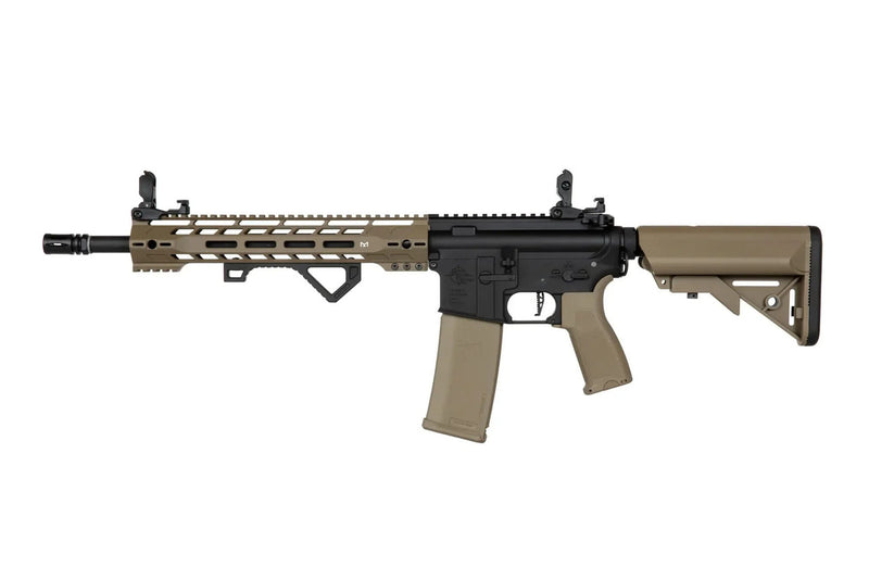 Load image into Gallery viewer, Specna Arms RRA E14 EDGE 2.0 Carbine Black Airsoft Rifle (Black/Tan)
