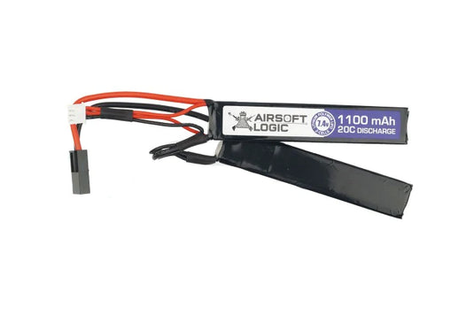 Airsoft Logic 7.4v 1100maH Nunchuck Lipo - Tamiya