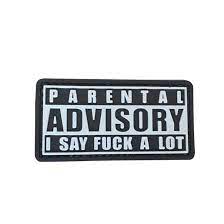 PVC Morale Patch - Parental Advisory