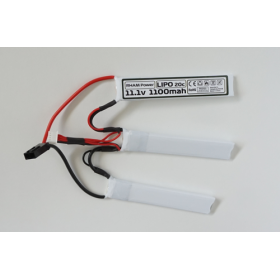RHAM 11.1v 1100mah Triple Split Lipo Battery - Tamiya