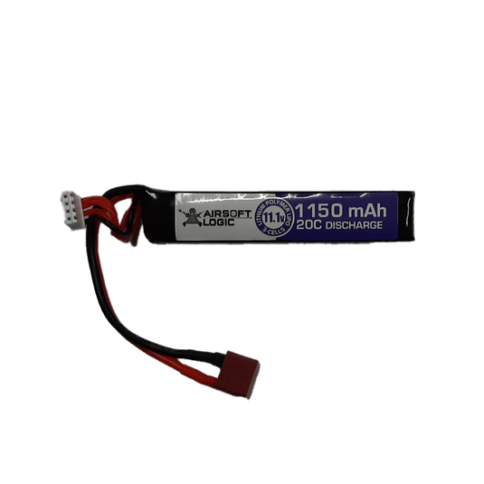 Airsoft Logic Ultra Compact 11.1v 1100MaH LiPo Stick Battery - Tamiya