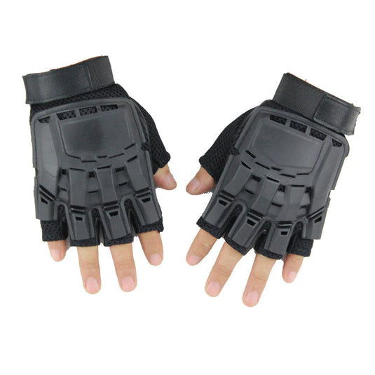 Padded Fingerless Tactical Gloves