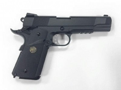 Load image into Gallery viewer, WE 1911 MEU GBB Airsoft Pistol - Black
