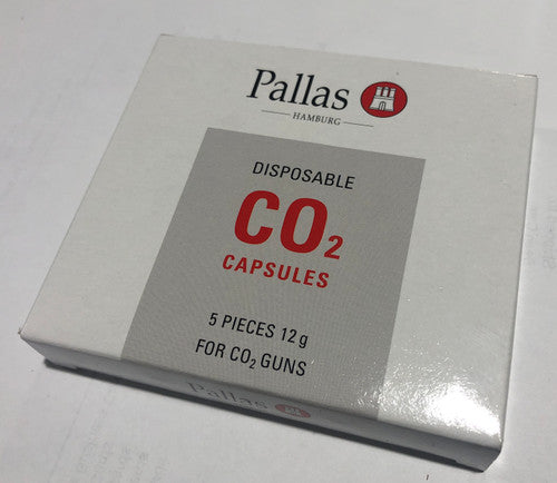 12g Co2 Cartridge Box/Bag 5 Pack Pallas