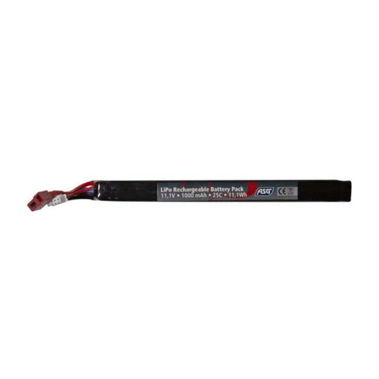 ASG 11.1v 1000mAh 25C Stick LiPo Battery Deans