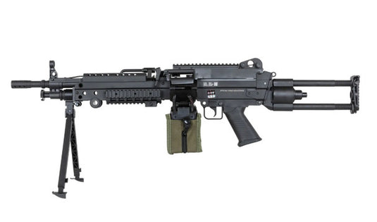 Specna Arms F249 PARA FLEX X-ASR Airsoft Machine Gun Black