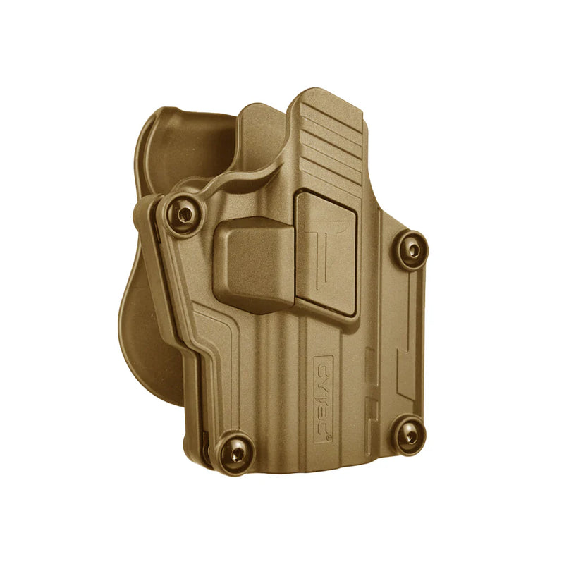 Load image into Gallery viewer, Cytac Mega-Fit Universal Pistol Holster w/ Optic Cutout - FDE
