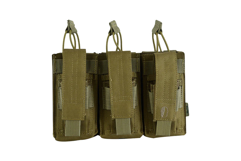 Load image into Gallery viewer, SDW-427 AK/9mm Kangaroo Open Top Triple Mag Pouch
