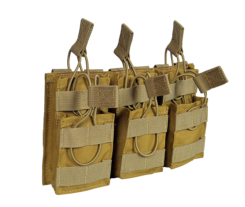 Load image into Gallery viewer, SHS-23002 Open-Top 5.56/M4 Triple Mag Pouch
