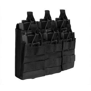 Load image into Gallery viewer, Rothco MOLLE Open Top Six Rifle Mag Pouch
