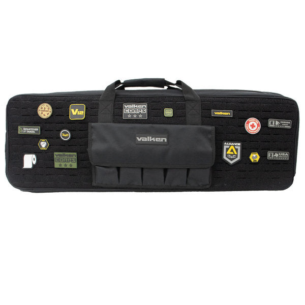 Load image into Gallery viewer, Valken Tactical Zulu Patch Wall 38&quot; Soft Rifle Case - Grey
