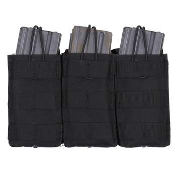 Load image into Gallery viewer, Rothco MOLLE Open Top Triple Mag Pouch
