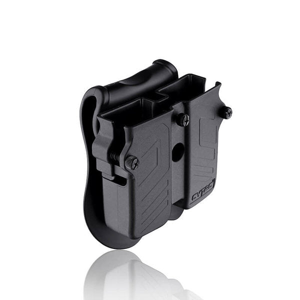 Load image into Gallery viewer, Cytac Universal Hardshell Double Pistol Magazine Pouch
