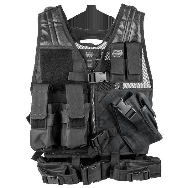 Load image into Gallery viewer, Valken Crossdraw Airsoft Vest w/ Integrated Pouches - Youth
