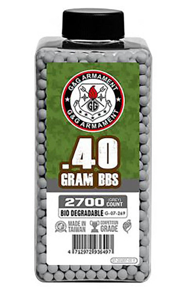 G&G Bio .40g 2700ct BB's Grey