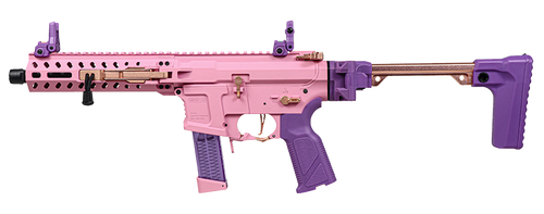 G&G FAR9 Folding Airsoft AEG PDW - Pink Edition