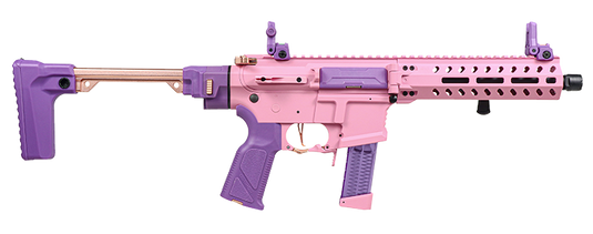 G&G FAR9 Folding Airsoft AEG PDW - Pink Edition