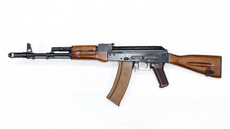 Load image into Gallery viewer, E&amp;L AK74n Stamped Steel Airsoft AEG w/ Real Wood
