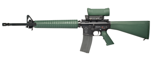 G&G C7A1 M16/M4 Airsoft AEG (Black/Green)
