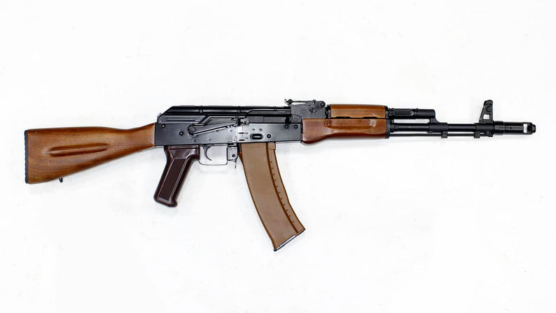 Load image into Gallery viewer, E&amp;L AK74n Stamped Steel Airsoft AEG w/ Real Wood
