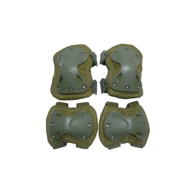 Load image into Gallery viewer, Krousis Tactical Knee and Elbow Pad Set (Black/OD/Tan)

