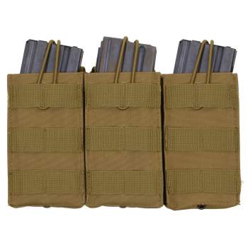 Load image into Gallery viewer, Rothco MOLLE Open Top Triple Mag Pouch
